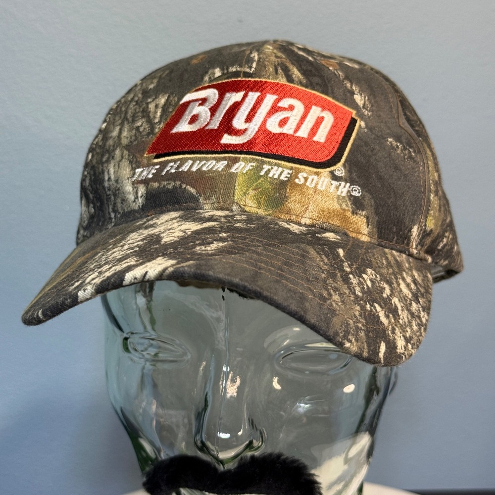 Bryan The Flavor of the South Mossy Oak Camo Hat Kati Flex-Strap NWT Camouflage